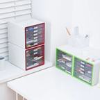 Litem | Multi Utility Storage Cabinet | 5 Drawers | Organiser |Green | My Room | For Office & Home