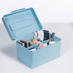 Litem | Multi Utility Storage Box With Lid | Orgnaizer | White |My Cube|  For Office & Home