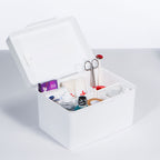 Litem | Multi Utility Storage Box With Lid | Orgnaizer | Grey | My Cube | For Office & Home