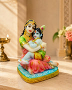 Yasoda Krishna Fiber Statue – Beautiful Mother and Child Krishna Idol