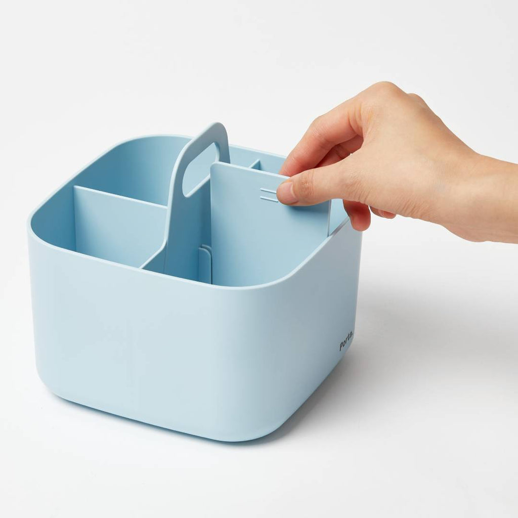 Litem | Portable | Stackable | Organizer | Grey| Porta Vita | For Office  Home & Kitchen