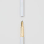 Ystudio | Rollerball Pen | Classic Revolve | Brass White