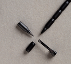 Pininfarina | Forever Modula | Aluminum | GrafeeX Tip Pencil & Ballpoint Pen | Black