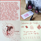 Colorverse Ink | Spaceward Series | Sea Europa | Red | 65ml & 15ml | 2 Bottle Set - penpencilink