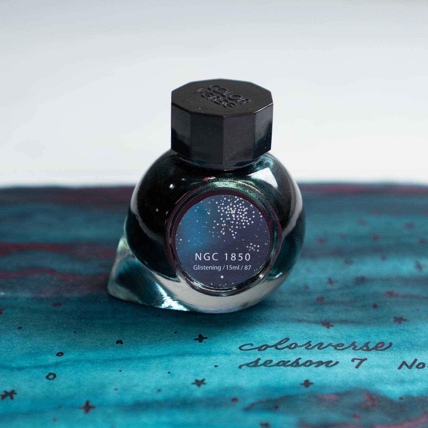 Colorverse | Blue | Fountain Pen Ink Bottled | Glistening Series | NGC 1850- 30ml.