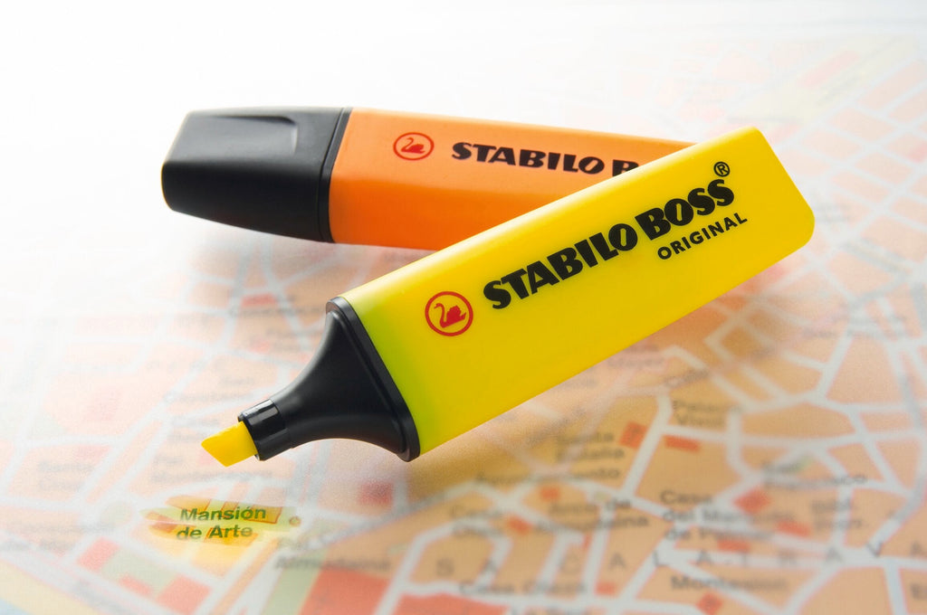Stabilo Boss Highlighter Cardb-Pack Of 2  Blister - Yellow