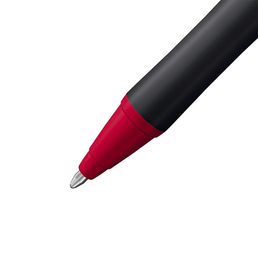 Stabilo Pointball Naturecol Wildflower - Burgundy with Blue Ink Ballpoint Pen - Pack of 10