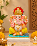 Colorful Fiber Ganesha Statue – Lord Ganesh Idol for Home Décor