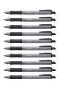 Stabilo Pointball Colorful - Dark Grey Ballpoint Pen - Pack Of 10