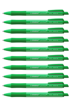 Stabilo Pointball Colorful - Mint Green Ballpoint Pen - Pack Of 10