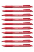 Stabilo Pointball Colorful - Rust Red Ballpoint Pen - Pack Of 10