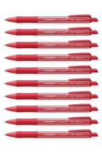 Stabilo Pointball Colorful - Rust Red Ballpoint Pen - Pack Of 10