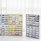 Sysmax | Multi Utility  Storage Box | 20 Drawers | Organizer | Yellow | Up System | For Office & Home