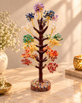 7 Chakra Tiered Crystal Tree – 16.5 Inch Gemstone Tree