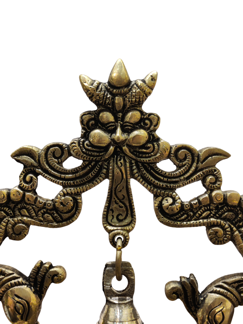 Brass Lord Ganesha Jhula Idol – Royal Temple Décor