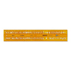 Aristo | Letter Stencil | Straight 7mm | Transparent Plastic | Ideal for Nomographer