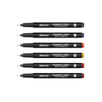Aristo | Pigment Liner | 0.05, 0.1, 0.2, 0.3, 0.4, 0.5mm | Set of 6 Pens