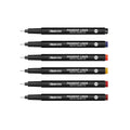 Aristo | Pigment Liner | 0.05, 0.1, 0.2, 0.3, 0.5, 0.8mm | Set of 6 pens
