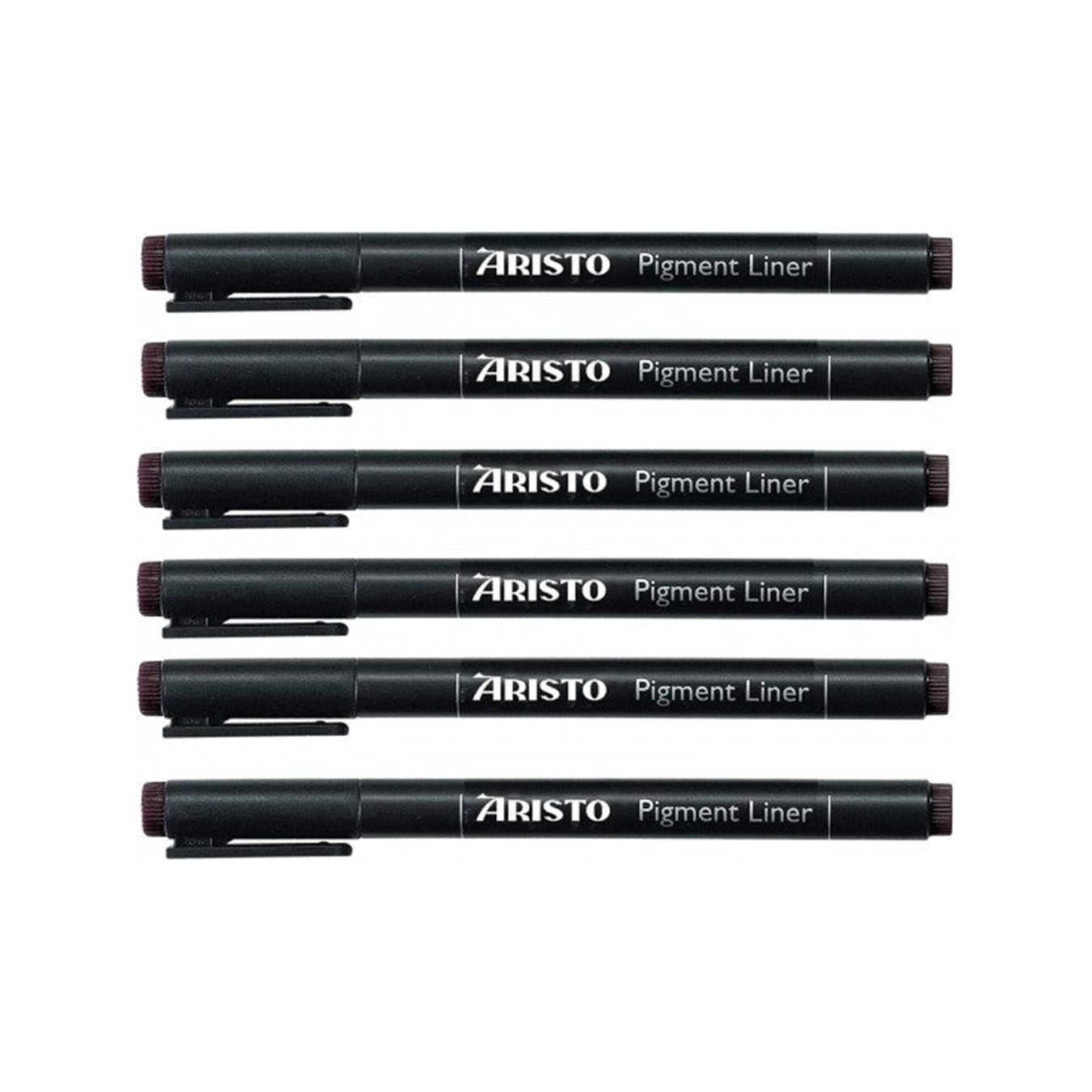 Aristo | Pigment Liner | 0.05mm | Set of 6 Pens.