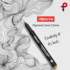 Aristo | Pigment Liner | 0.3mm | Set of 6 Pens