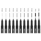 Aristo | Pigment Liner | 0.05,0.1mm | Set of 6 Pens