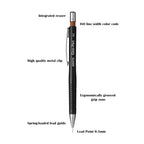 Aristo MG1 Technical Drawing Pen Set (0.1mm, 0.2mm, 0.3mm) with 0.5mm Geo-Pen