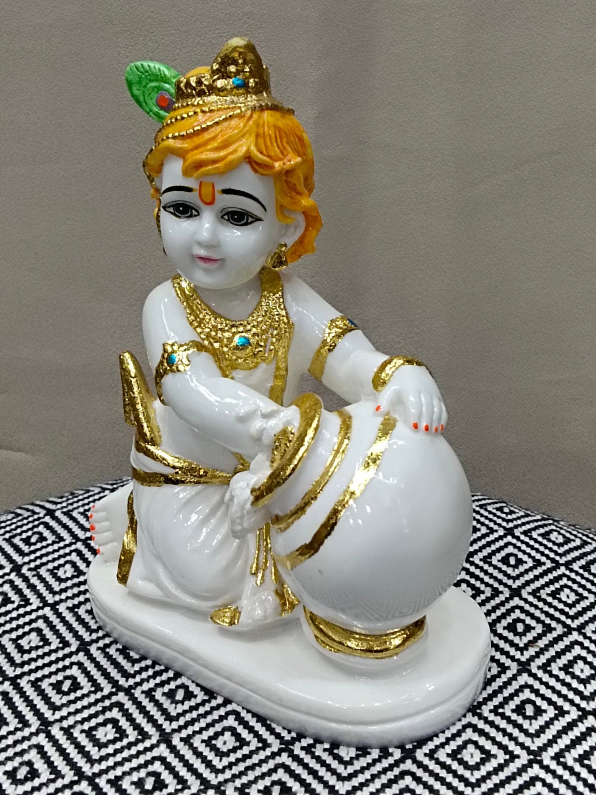 Balgopal Krishna Fiber Statue – Beautiful Bal Krishna - Satyam Collection