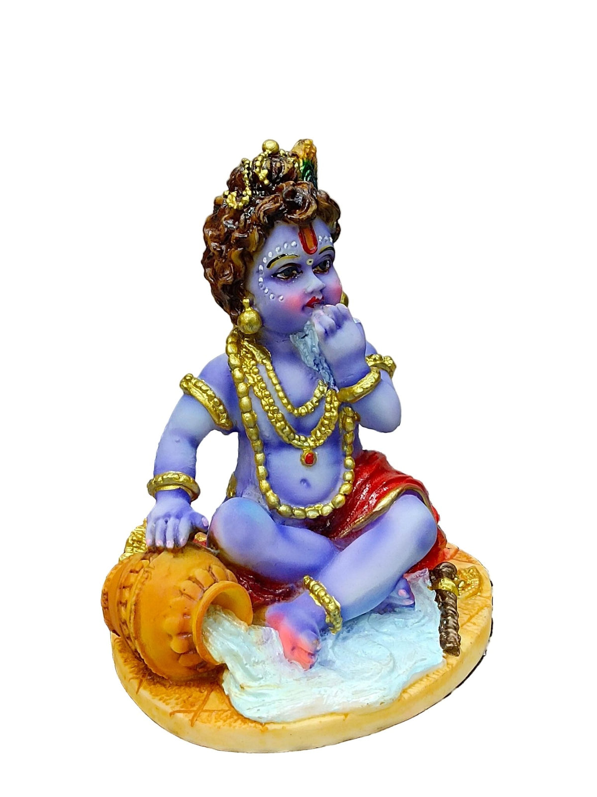 Balgopal Krishna Fiber Statue – Cute Bal Krishna Idol - Satyam Collection