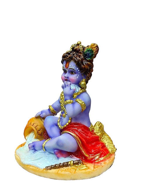 Balgopal Krishna Fiber Statue – Cute Bal Krishna Idol - Satyam Collection