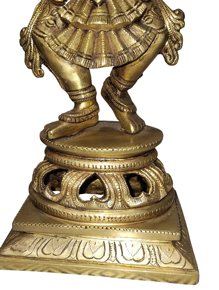 Brass Deeplakshmi Statue - Satyam Collection