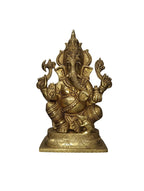 Brass Ganesha Statue - Satyam Collection