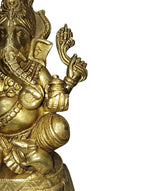 Brass Ganesha Statue - Satyam Collection