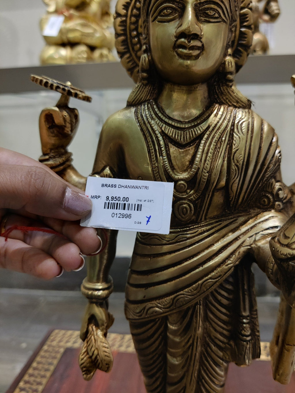 Brass Lord Vishnu Statue - Satyam Collection