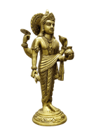 Brass Lord Vishnu Statue - Satyam Collection