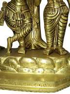 Brass Radha Krishna Tree - Satyam Collection