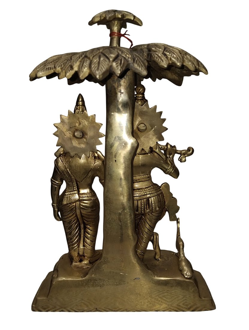 Brass Radha Krishna Tree - Satyam Collection