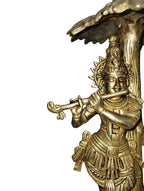 Brass Radha Krishna Tree - Satyam Collection