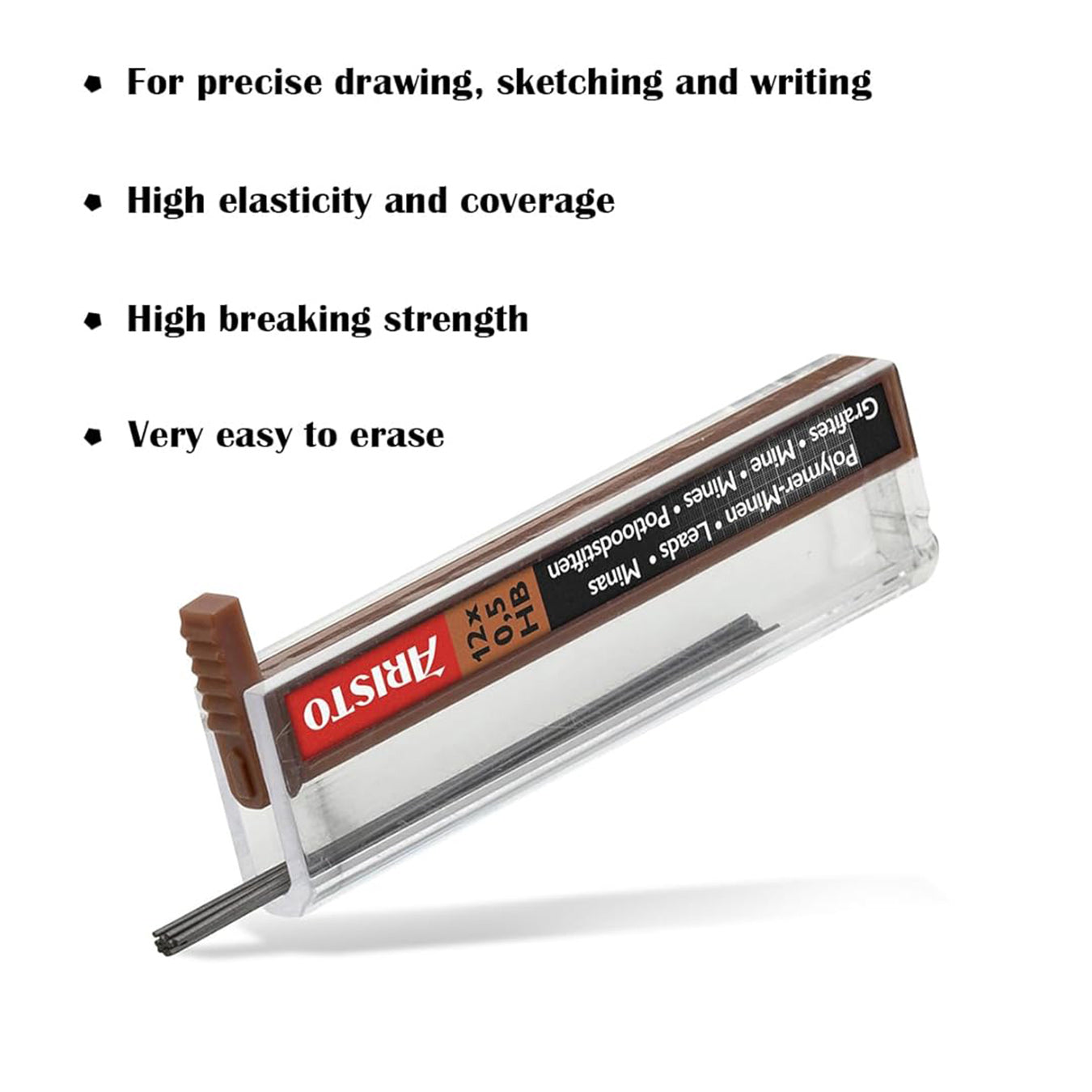 Aristo MG1 Technical Drawing Pen Set (0.1mm, 0.2mm, 0.3mm) with 0.5mm Geo-Pen