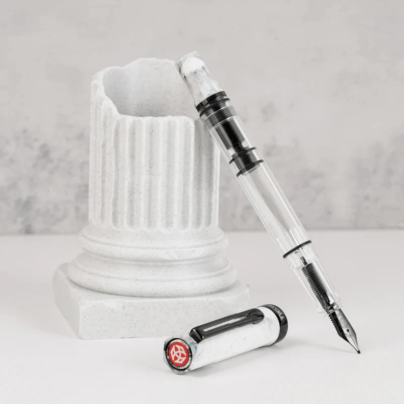 TWSBI ECO Carrara with Onyx Fountain Pen