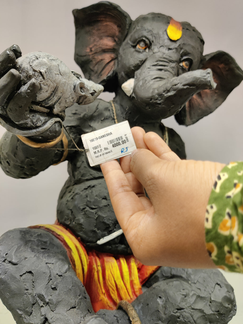 Handcrafted Clay Ganesha Idol for Home Decor & Gifting