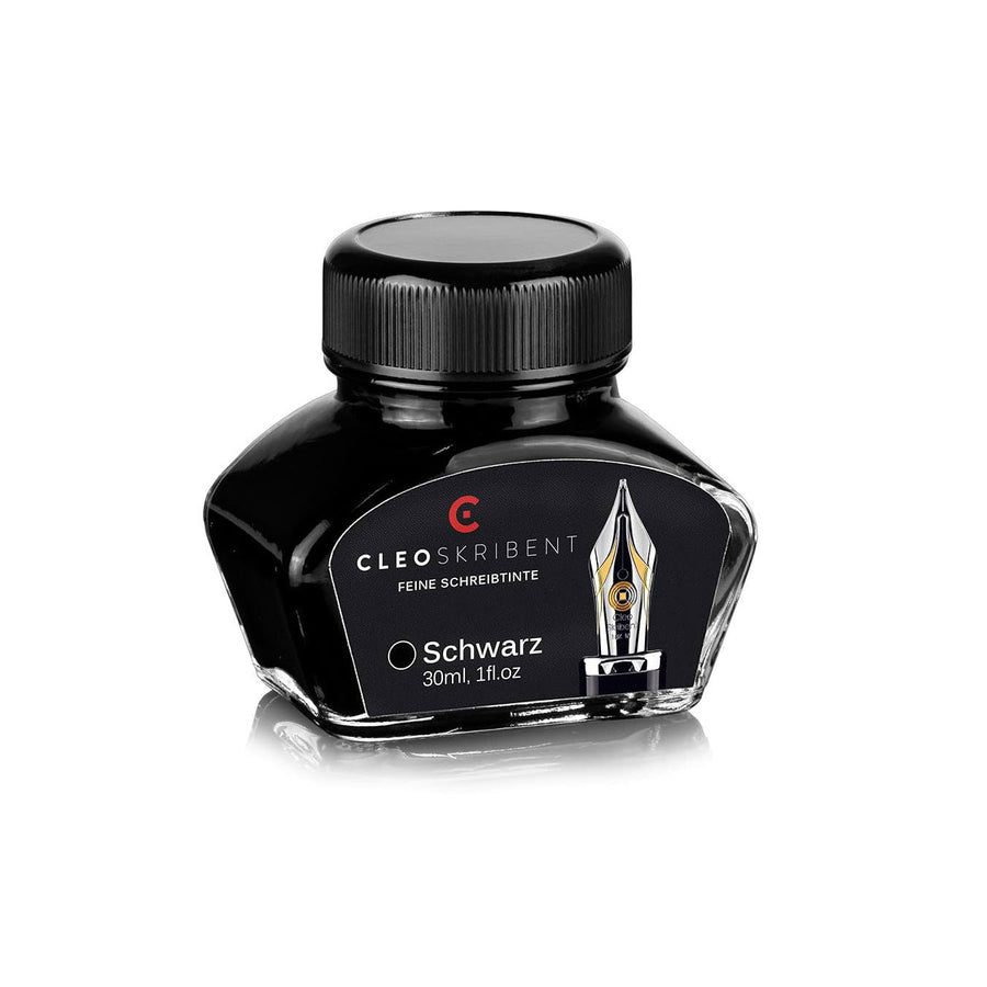 Cleo Skribent | Black Fountain Pen | Ink Bottle | 30 ml