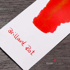 Cleo Skribent | Brillian Red Fountain Pen | Ink Bottle | 30 ml