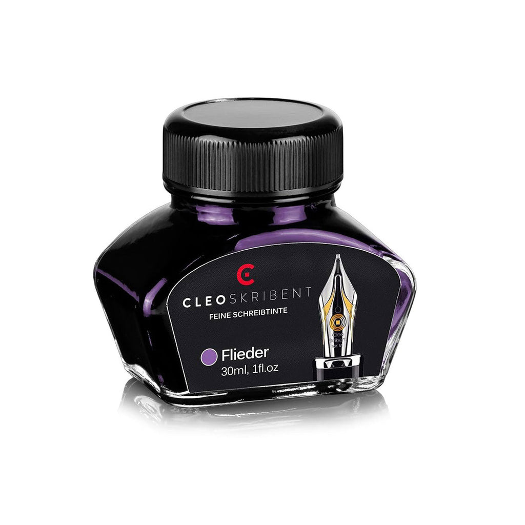 Cleo Skribent | Lilac Fountain Pen | Ink Bottle | 30 ml