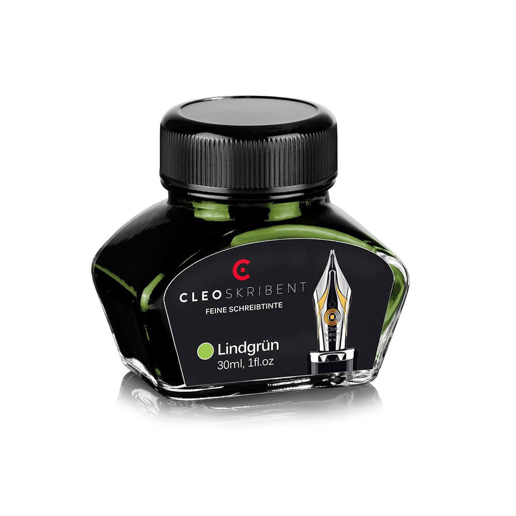 Cleo Skribent | Lime Green Fountain Pen | Ink Bottle | 30 ml