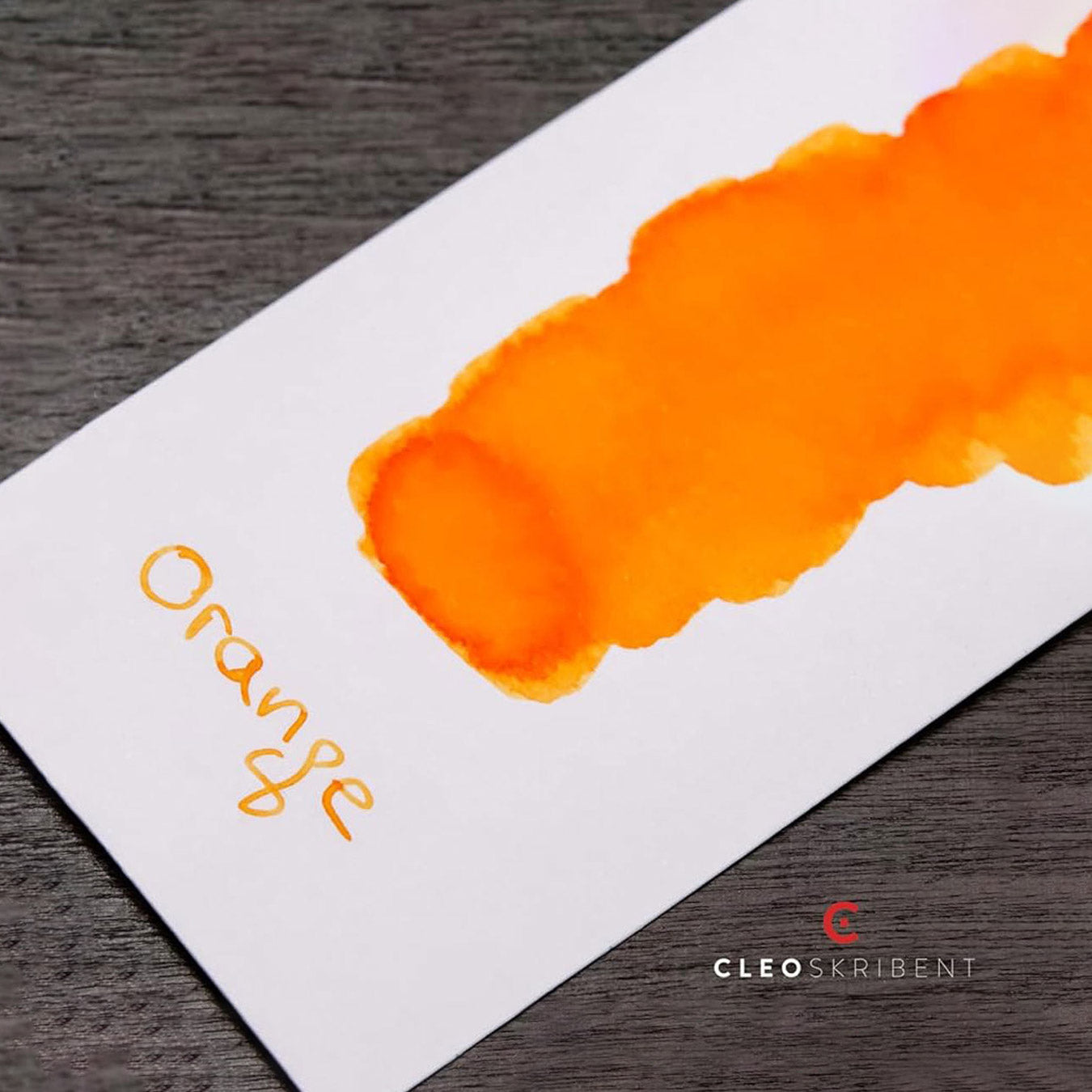 Cleo Skribent | Orange Fountain Pen | Ink Bottle | 30 ml