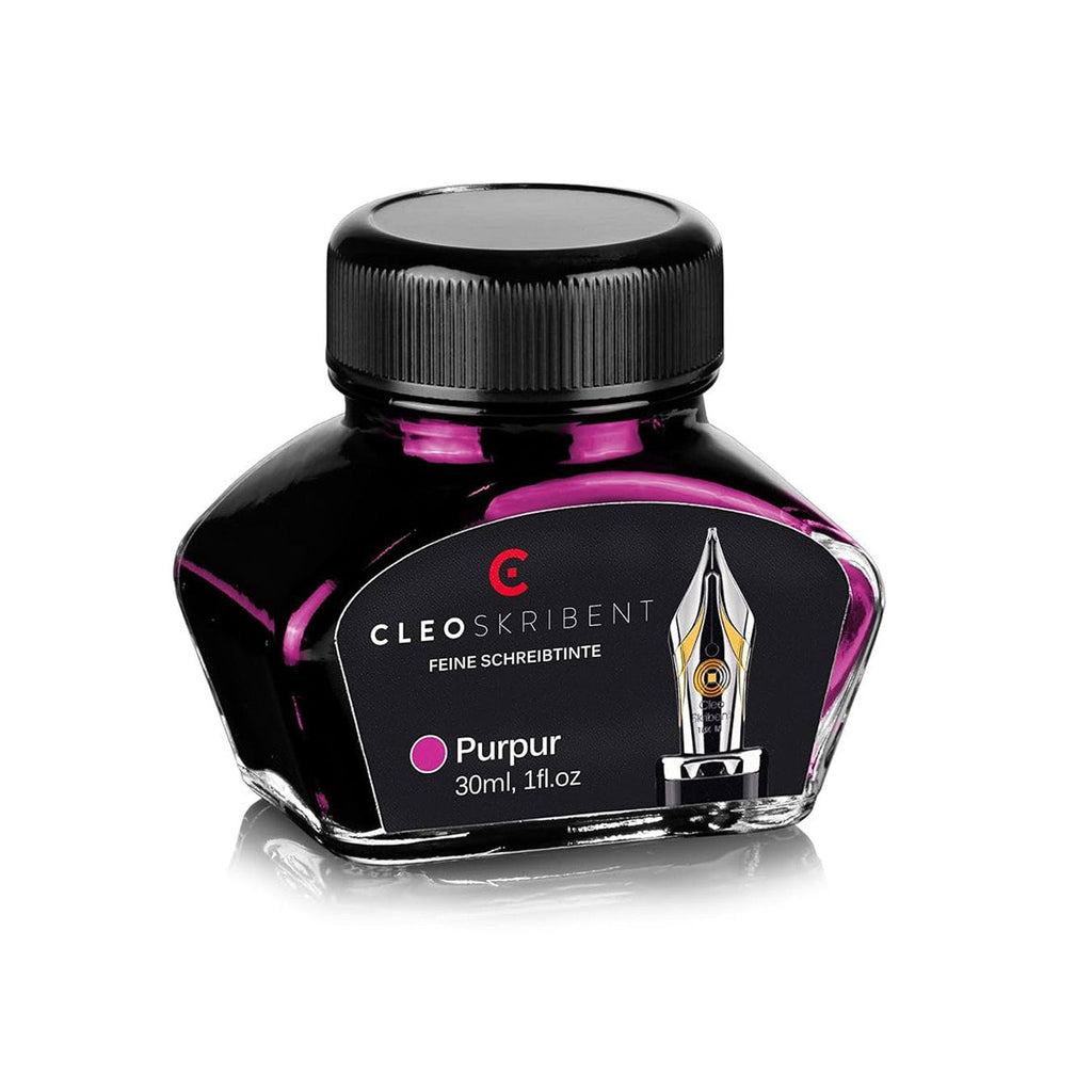Cleo Skribent | Purple Fountain Pen | Ink Bottle | 30 ml