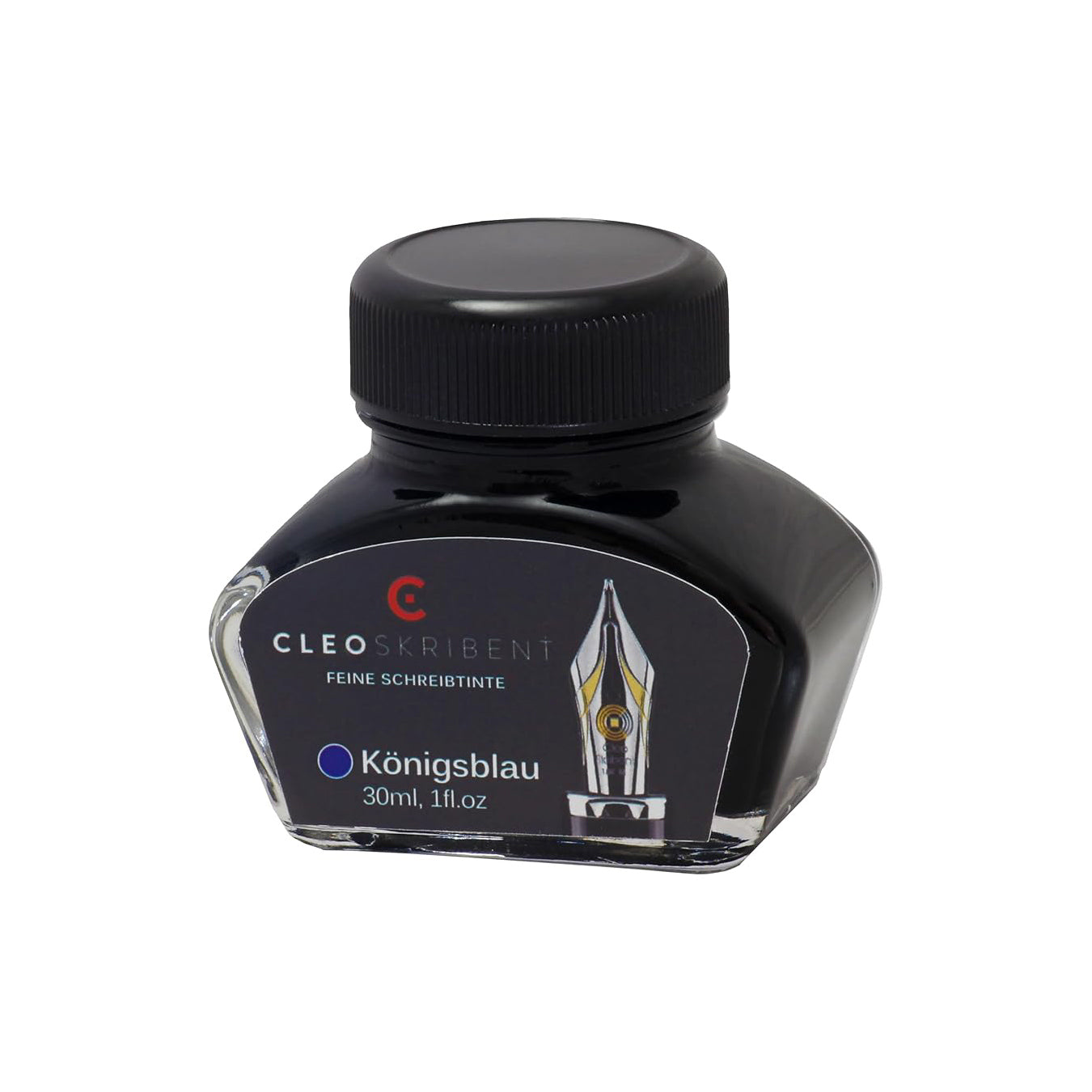 Cleo Skribent | Royal Blue Fountain Pen | Ink Bottle | 30 ml