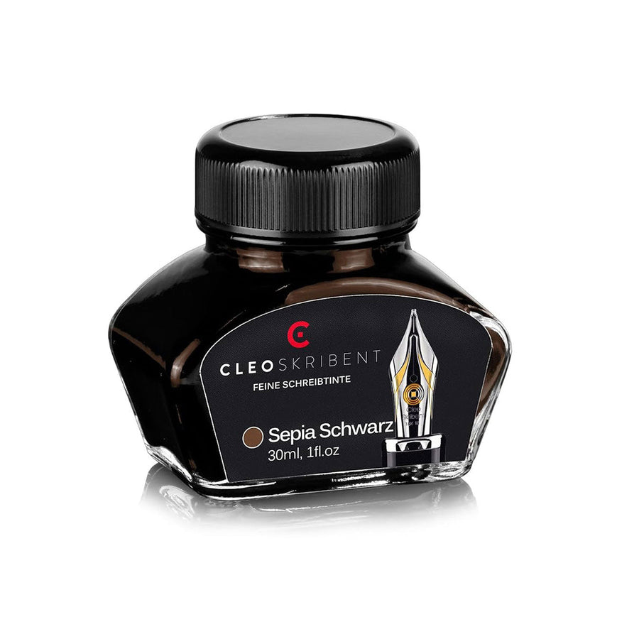 Cleo Skribent | Sepia Black Fountain Pen | Ink Bottle | 30 ml