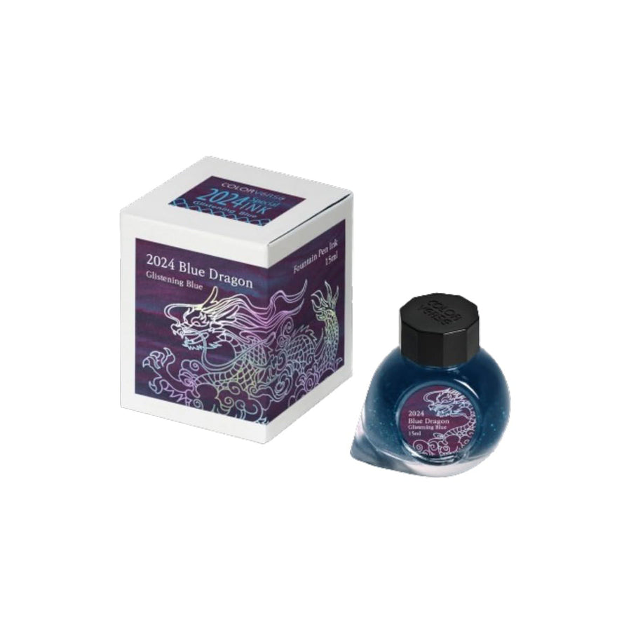 Colorverse | 2024 Special Ink | Glistening Blue | Blue Dragon | Fountain Pen Ink