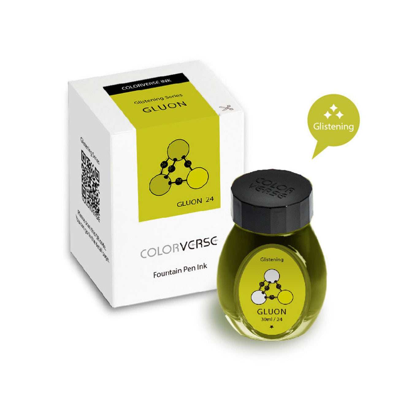 Colorverse | Glistening Series | Fountain Pen Ink Bottle | Gluon | 30ml